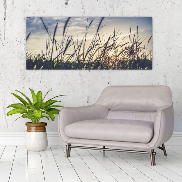 Tablou cu flori de câmp (120x50 cm)