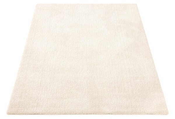 Covor Belgian din Microfibra, Model Sky 71301 056 Lavabil, Fir moale, Crem 120 x 170