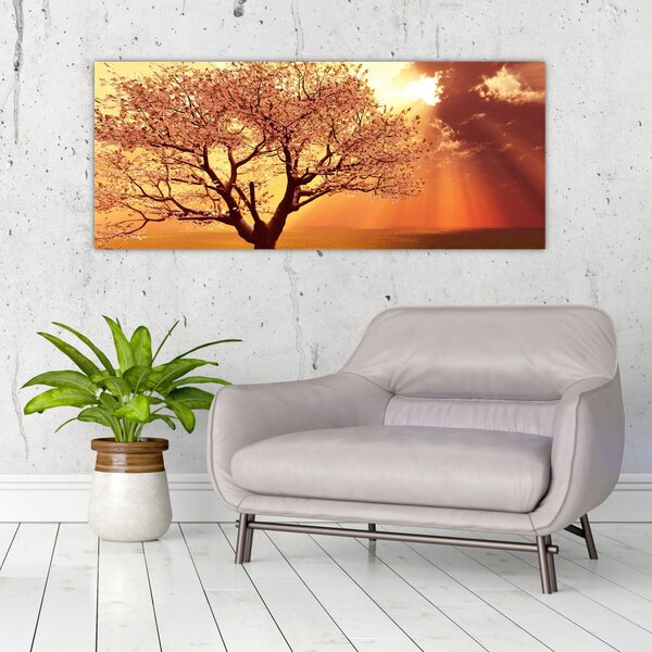 Tablou cu razele lui Dumnezeu (120x50 cm)