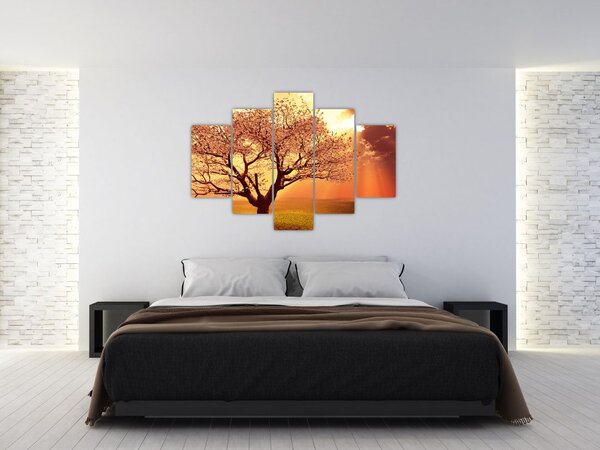 Tablou cu razele lui Dumnezeu (150x105 cm)