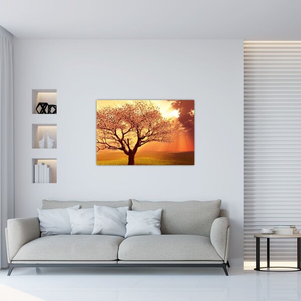 Tablou cu razele lui Dumnezeu (90x60 cm)