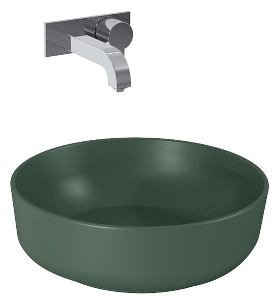 Elita Lorca lavoar 41.5x41.5 cm rotund de blat verde mat RE040420047010