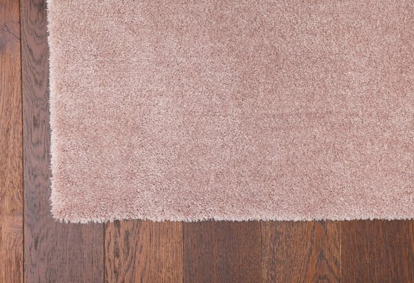 Covor Belgian din Microfibra, Model Sky 71301 200 Lavabil, Fir moale, Roz 80 x 150
