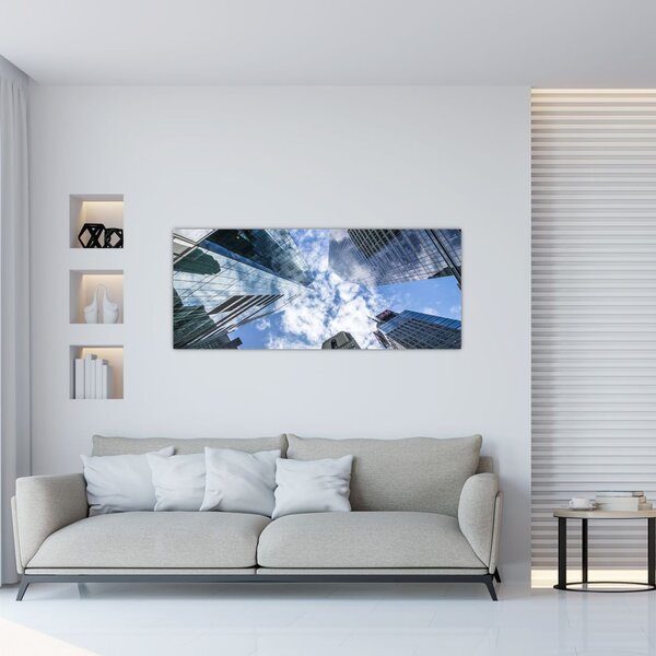 Tablou cu zgârie-norii (120x50 cm)