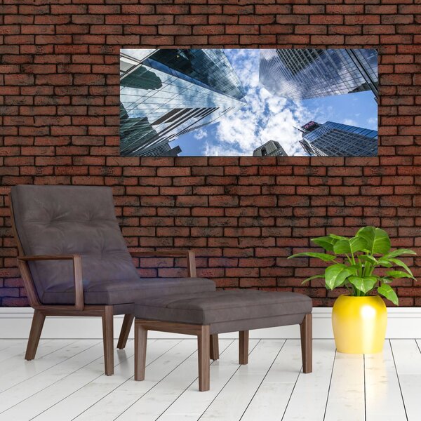 Tablou cu zgârie-norii (120x50 cm)