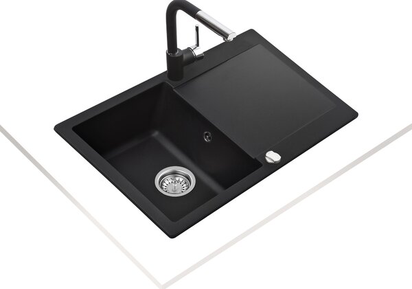 Teka Clivo chiuvetă din granit 78x49.5 cm gri/grafit/onix 40148000