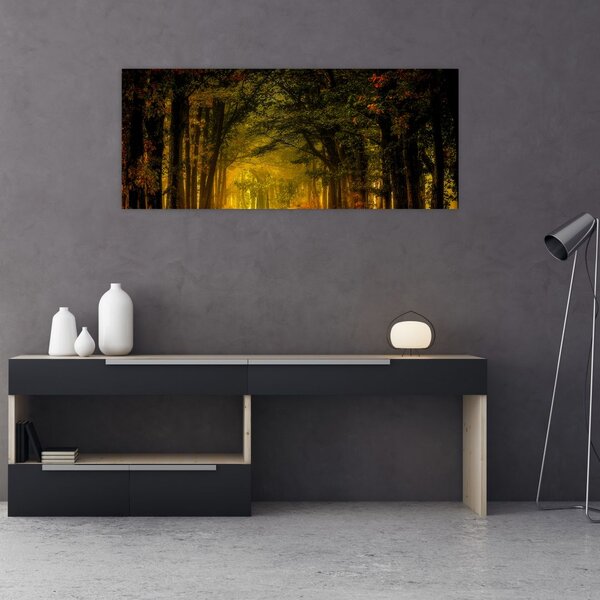 Tablou cu pădure (120x50 cm)