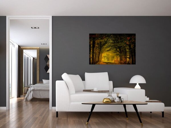 Tablou cu pădure (90x60 cm)