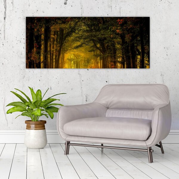 Tablou cu pădure (120x50 cm)