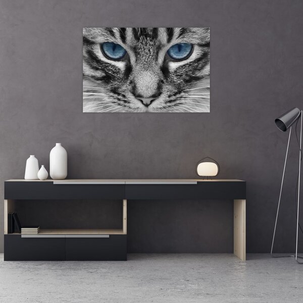 Tablou cu pisica (90x60 cm)