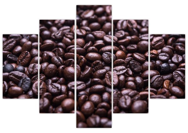 Tablou cu boabe de cafea (150x105 cm)