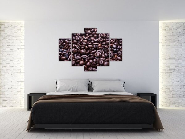 Tablou cu boabe de cafea (150x105 cm)