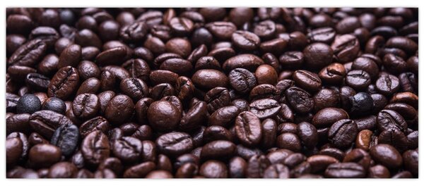 Tablou cu boabe de cafea (120x50 cm)