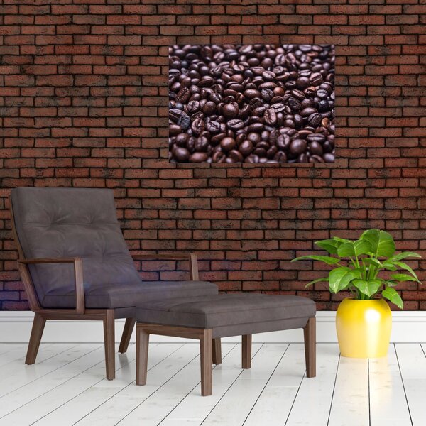 Tablou cu boabe de cafea (70x50 cm)