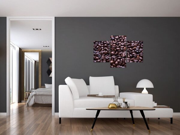 Tablou cu boabe de cafea (90x60 cm)