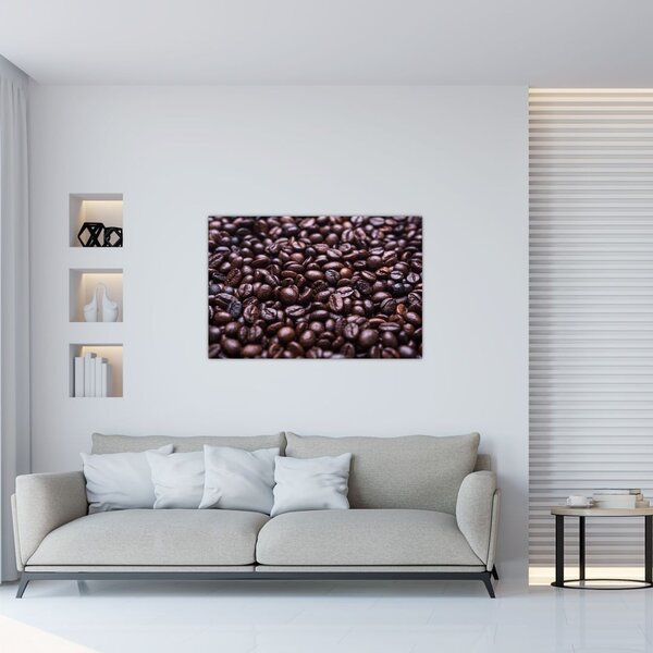 Tablou cu boabe de cafea (90x60 cm)
