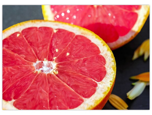 Tablou cu grapefruit tăiat (70x50 cm)