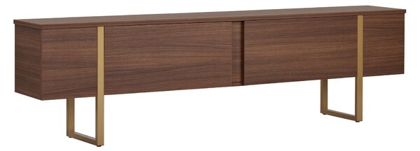 Comodă TV/ Dulap TV Ontera (nuc + auriu). Promo -14%. 1153595