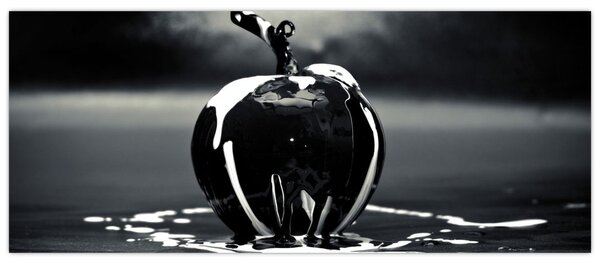 Tablou cu mărul negru (120x50 cm)