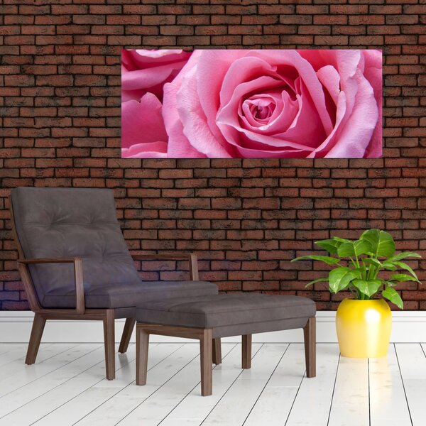 Tablou cu trandafir (120x50 cm)