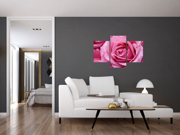 Tablou cu trandafir (90x60 cm)