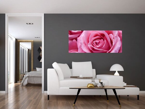 Tablou cu trandafir (120x50 cm)