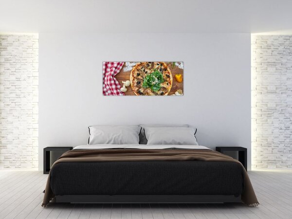 Tablou cu pizza (120x50 cm)