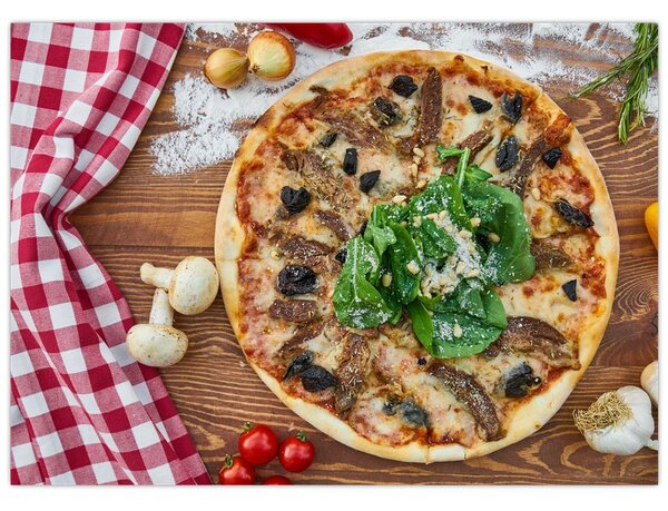 Tablou cu pizza (70x50 cm)