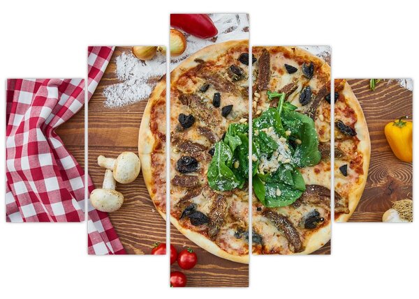Tablou cu pizza (150x105 cm)