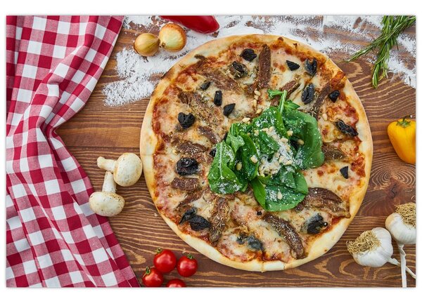 Tablou cu pizza (90x60 cm)