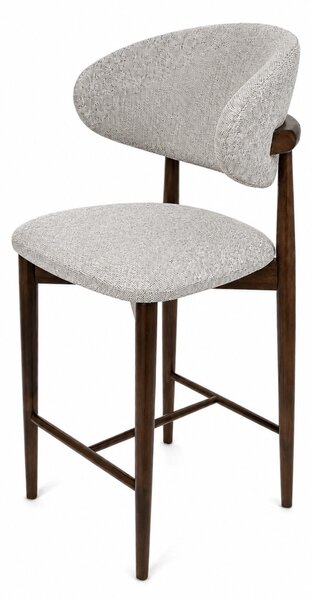 Scaun de bar din lemn Elora Walnut - 65 cm