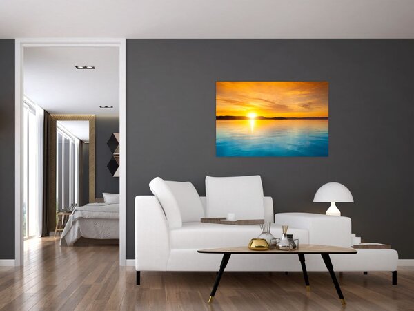 Tablou cu răsărit de soare (90x60 cm)