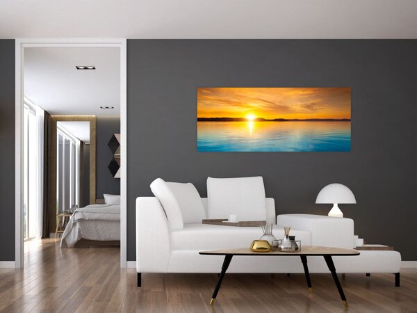 Tablou cu răsărit de soare (120x50 cm)