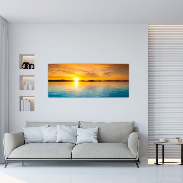 Tablou cu răsărit de soare (120x50 cm)