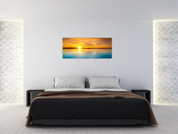 Tablou cu răsărit de soare (120x50 cm)