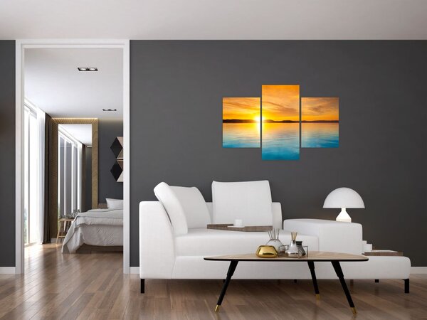 Tablou cu răsărit de soare (90x60 cm)