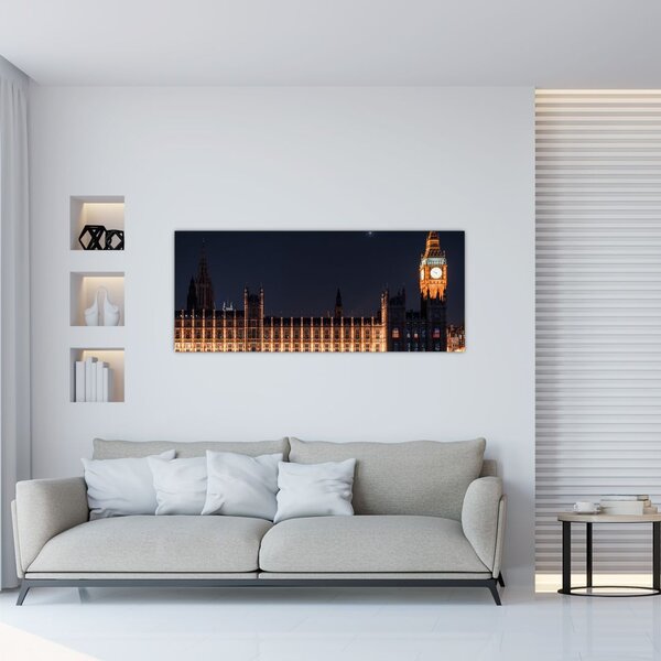 Tablou cu Big Ben din Londra (120x50 cm)
