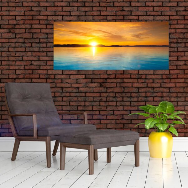 Tablou cu răsărit de soare (120x50 cm)