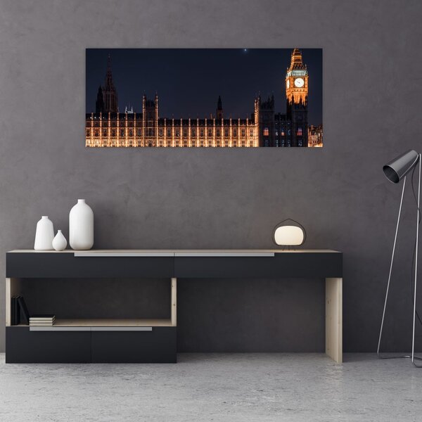 Tablou cu Big Ben din Londra (120x50 cm)