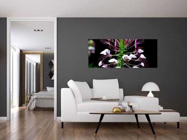 Tablou cu floare (120x50 cm)