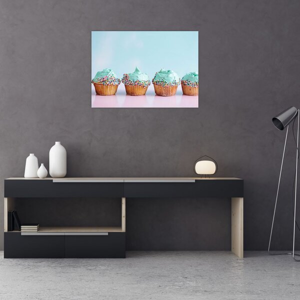 Tablou cu cupcakes (70x50 cm)