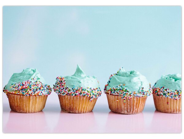 Tablou cu cupcakes (70x50 cm)