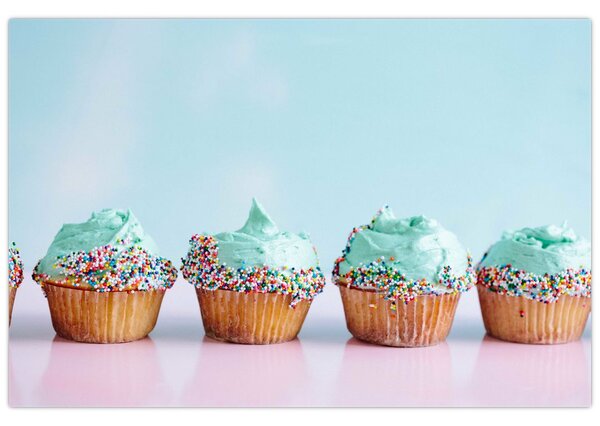 Tablou cu cupcakes (90x60 cm)