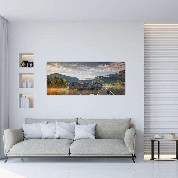 Tablou cu lac (120x50 cm)