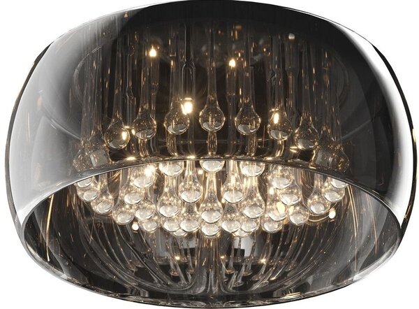 Zuma Line Crystal lampă de tavan 6x42 W crom-fumuriu-cristal C0076-06X-F4FZ