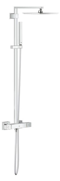 Grohe Euphoria Cube set de duș perete cu termostat cu duș de ploaie StarLight Chrome 26087000