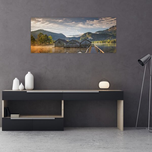 Tablou cu lac (120x50 cm)