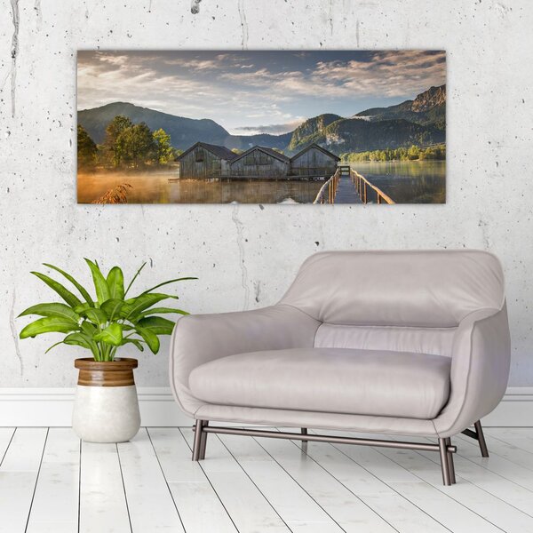 Tablou cu lac (120x50 cm)