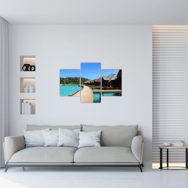 Tablou cu Maledive (90x60 cm)