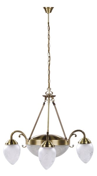 Rabalux Annabella lampă suspendată 5x60 W alb-alamă 8633